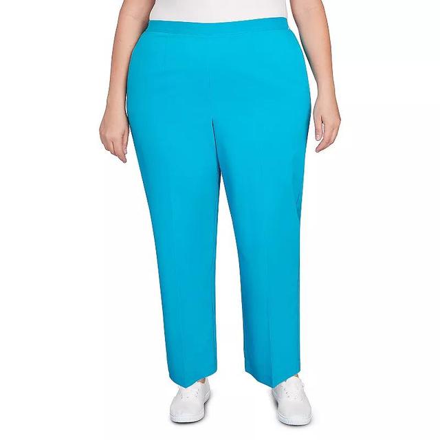 Plus Size Alfred Dunner Stretch Waist Pants, Womens Blue Product Image