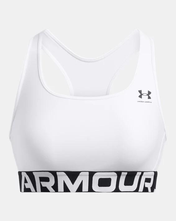 Womens HeatGear Armour Mid Branded Sports Bra Product Image