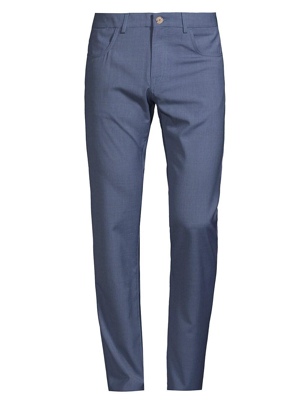 Mens Washable Wool Trousers Product Image