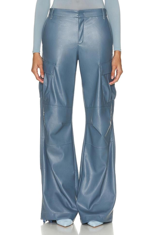 The Andamane Lizzo Cargo Pant in Blue Product Image