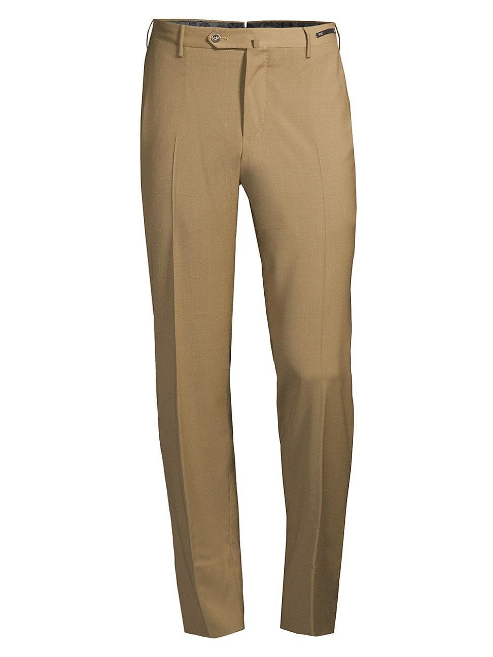 Mens Traveller Slim-Fit Performance Wool Trousers Product Image