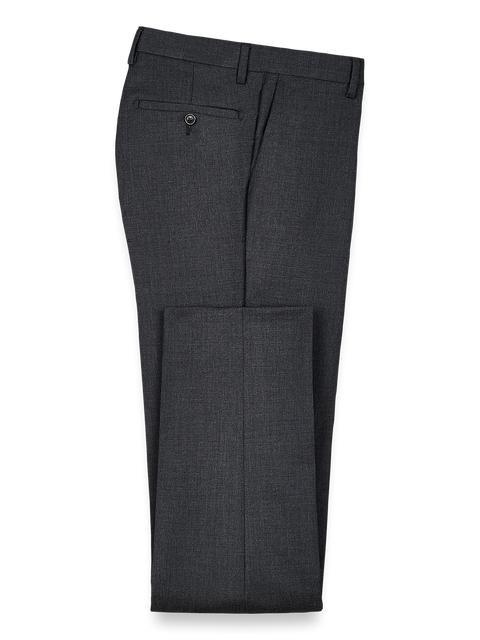 Wool Gabardine Pants - Charcoal Product Image