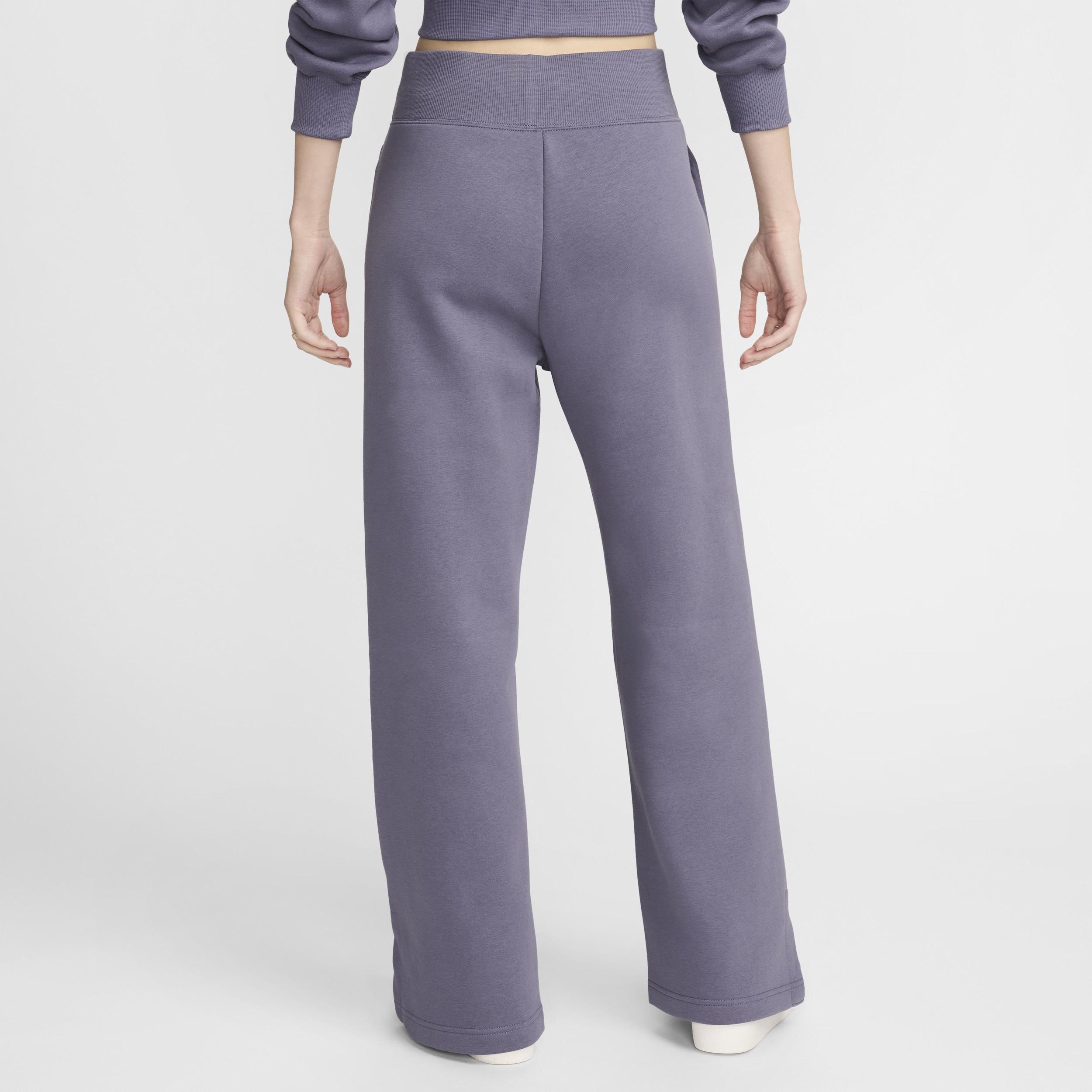 Womens Nike Sportswear Phoenix Fleece High-Waisted Wide-Leg Sweatpants Product Image