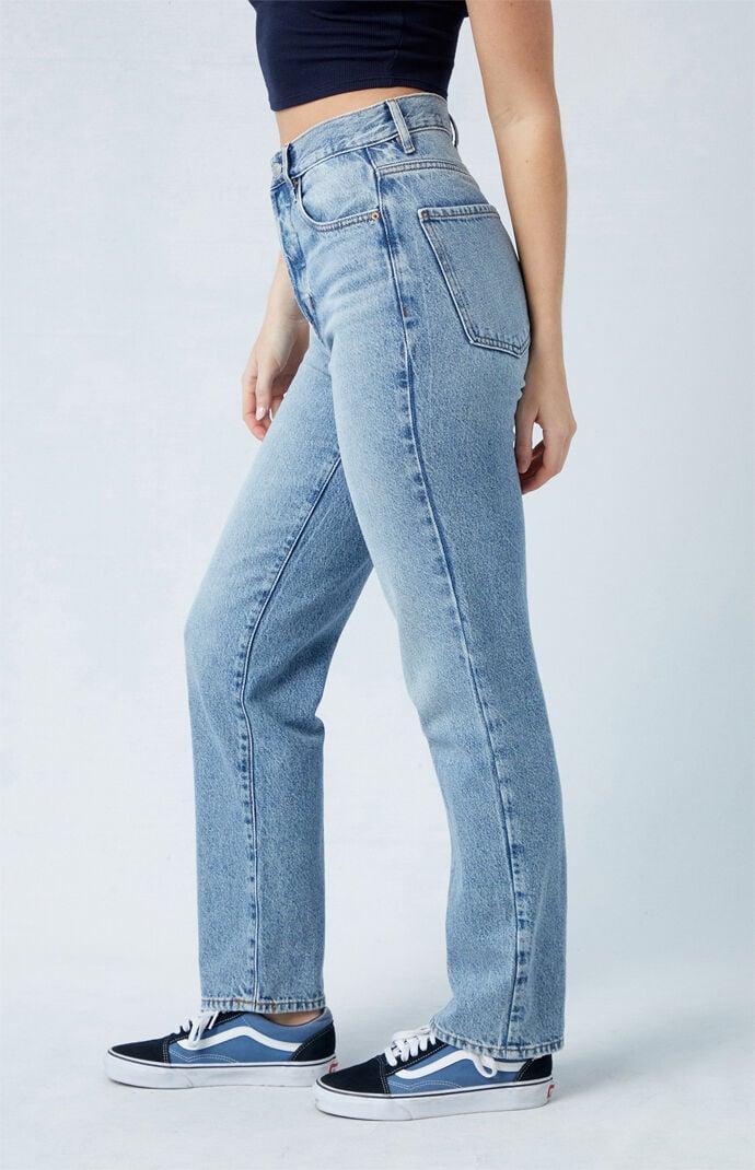 Women's Eco Light Blue Dad Jeans Product Image