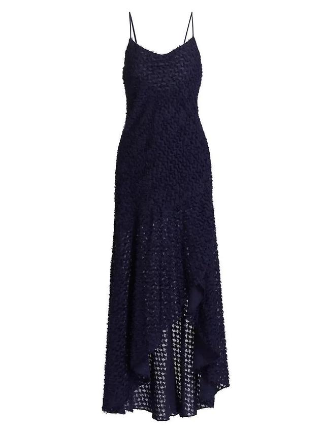 Lorena Textured High-Low Maxi Dress Product Image