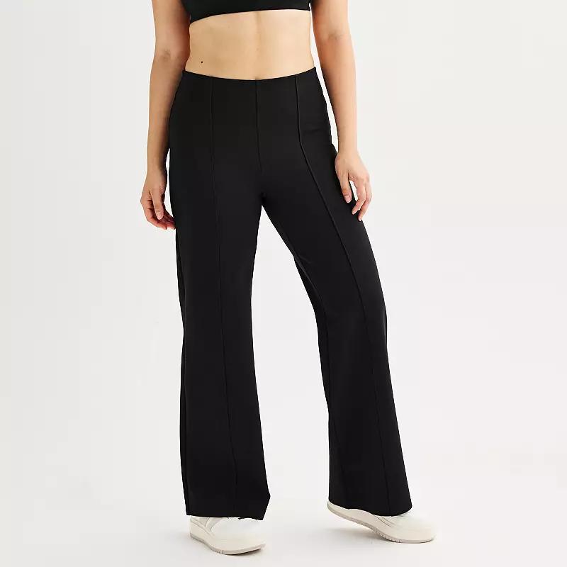 Womens FLX High-Rise Ponte Wide Leg Pants Product Image