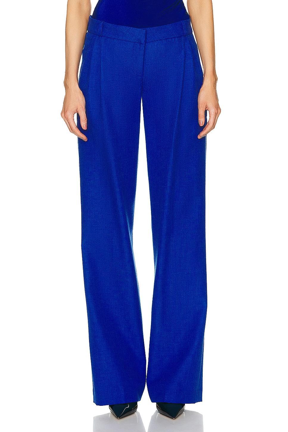 Coperni Low Rise Loose Tailored Trouser in Royal Product Image