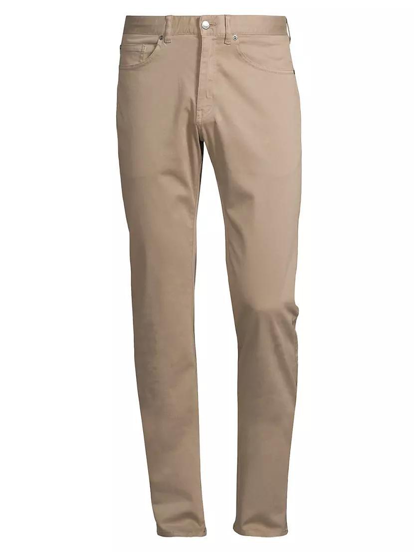 Regular-Fit Ultimate Sateen Five-Pocket Pants Product Image