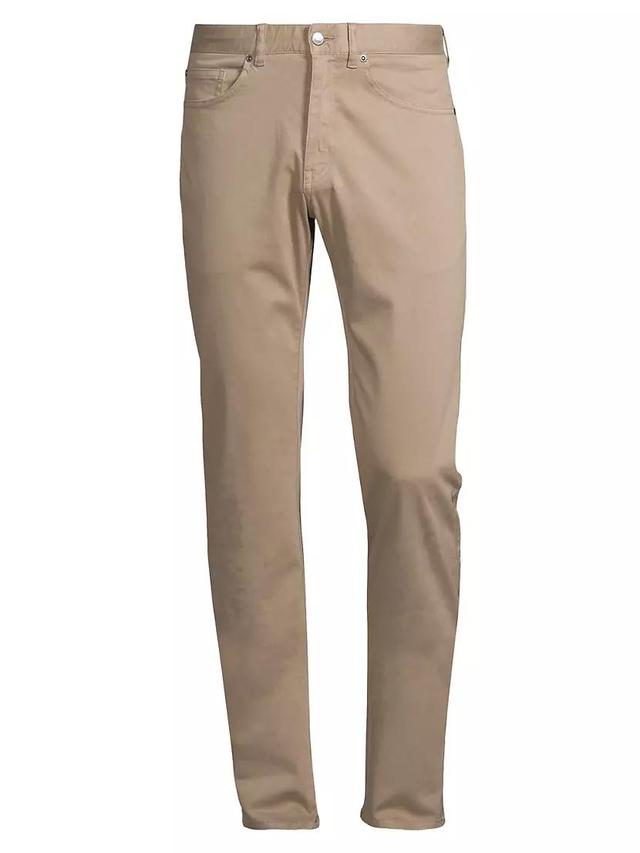 Regular-Fit Ultimate Sateen Five-Pocket Pants Product Image