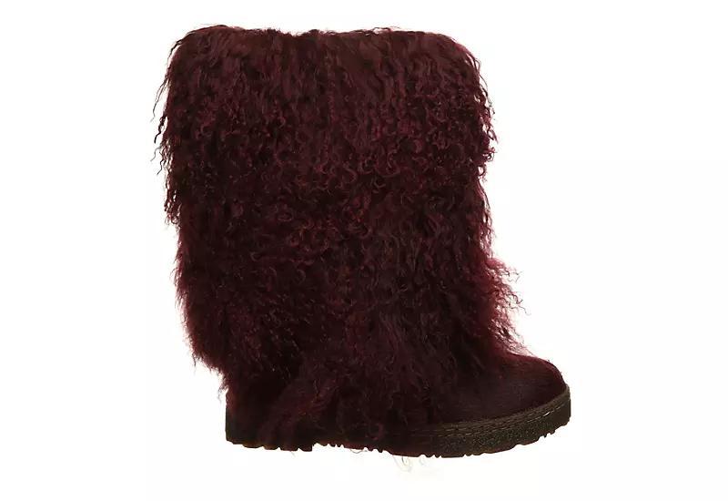 Bearpaw Boetis II Womens Curly Lamb Boots Product Image