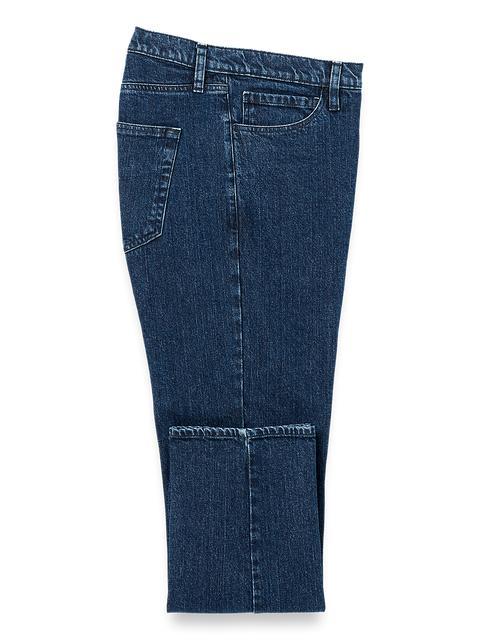 Denim Five Pocket Pants - Blue Product Image