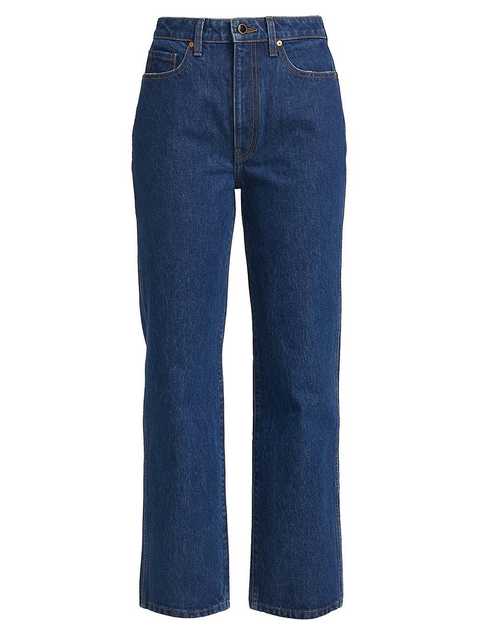 Womens Abigale Mid-Rise Slim-Fit Jeans Product Image