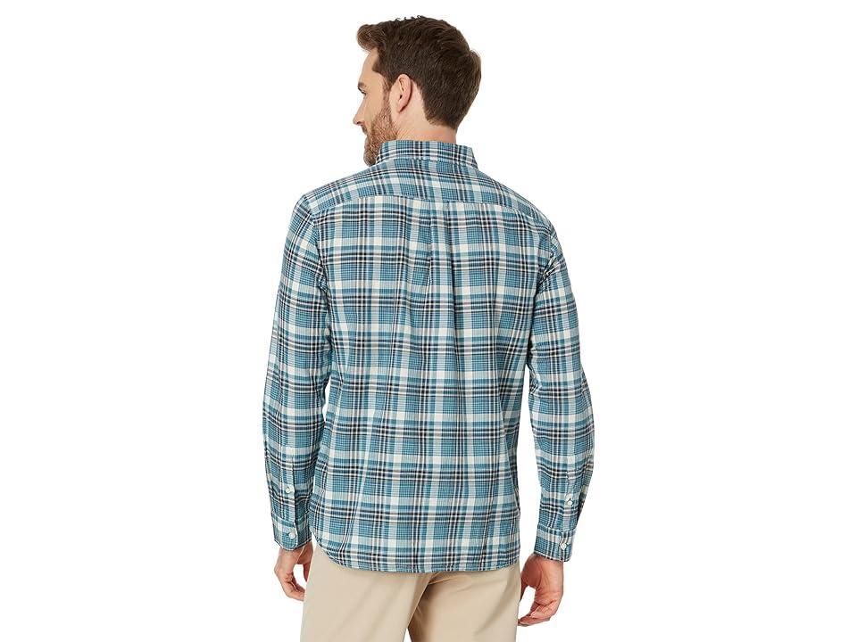 Vineyard Vines Plaid Madras Whale Shirt (Mallard Plaid) Men's Clothing Product Image