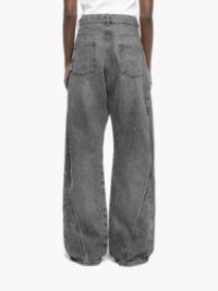 TWISTED WORKWEAR DENIM JEANS in grey | JW Anderson US  Product Image