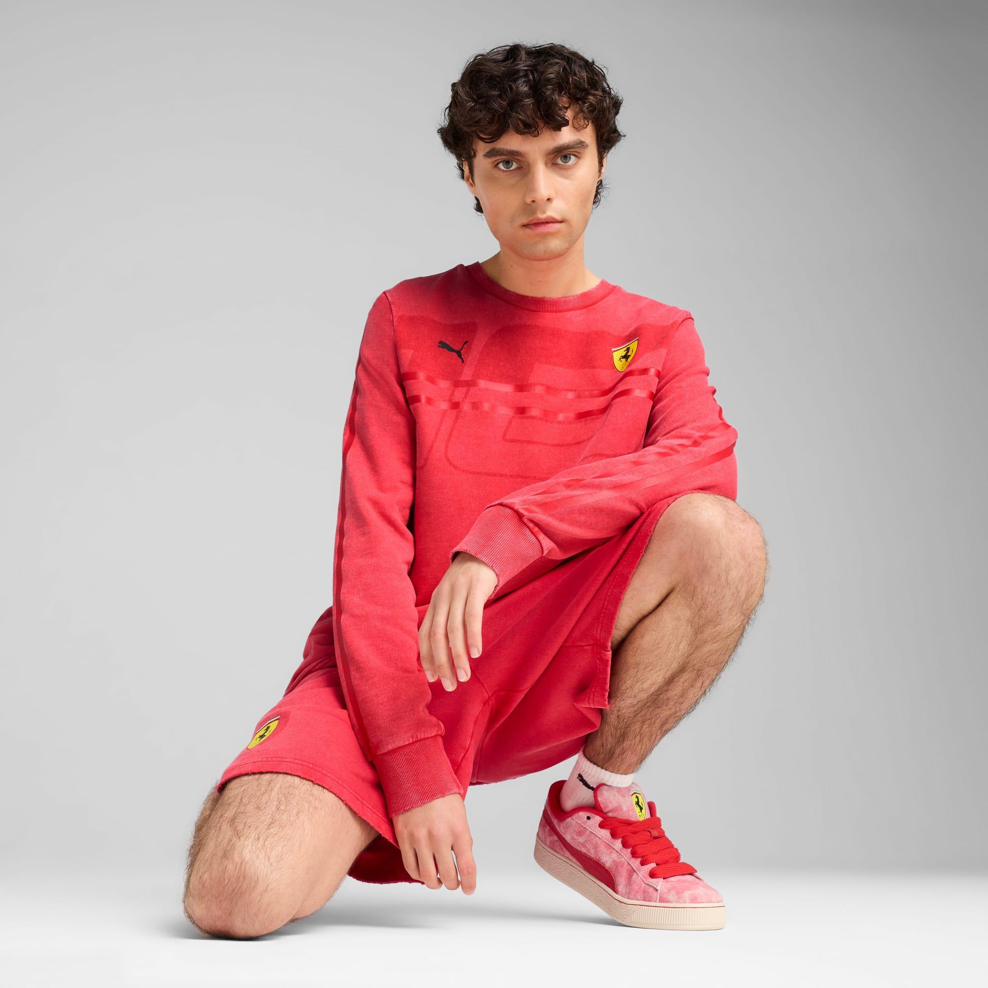 Scuderia Ferrari Desert Sun Men's Long Sleeve Shirt Product Image