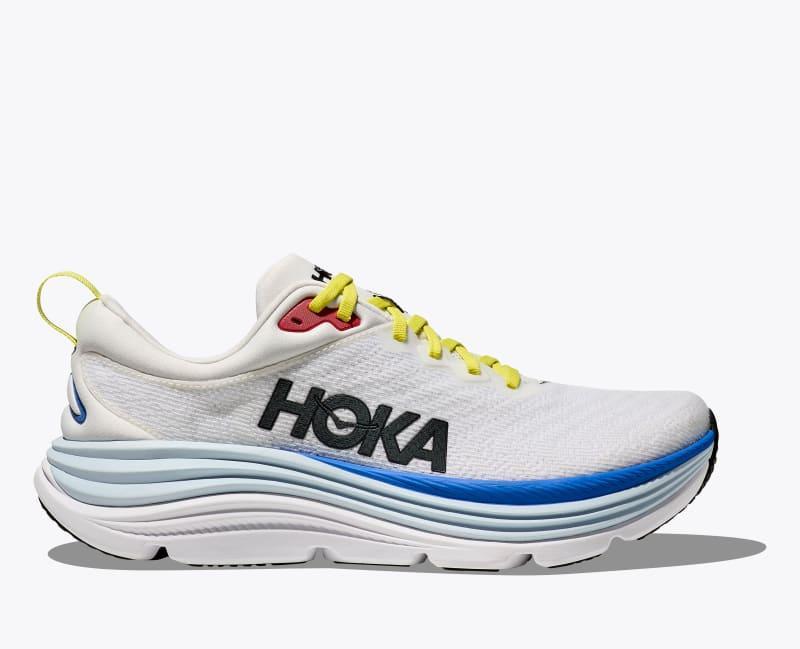 HOKA Mens Gaviota 5 Shoes in Nimbus Cloud/Steel Wool, Size 12.5 Product Image