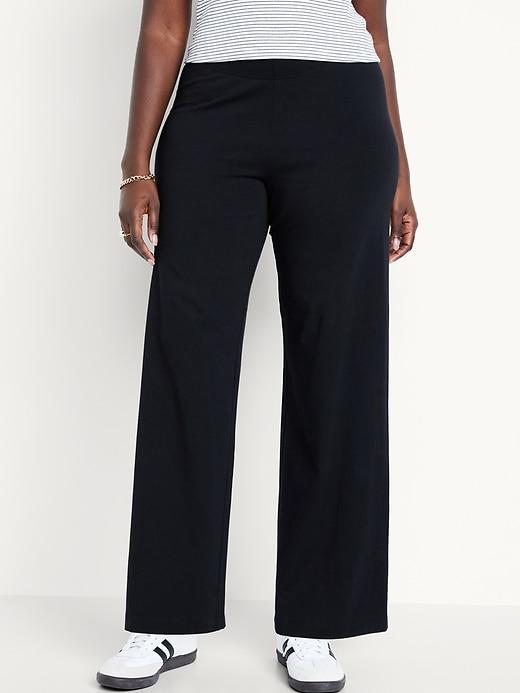 High-Waisted Wide-Leg Leggings Product Image