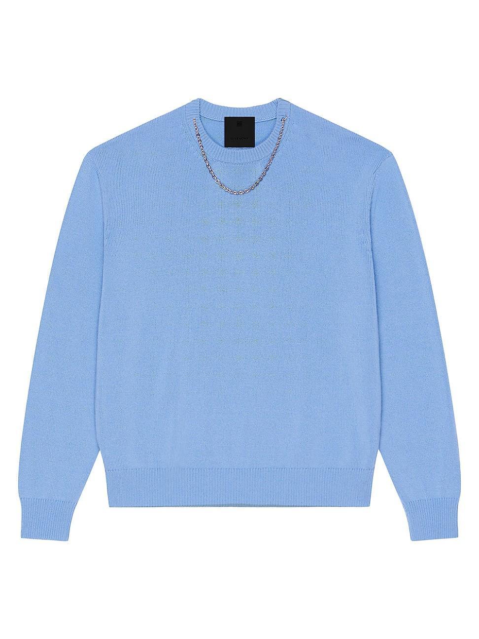 Womens Sweater In Cashmere With Chain Detail Product Image