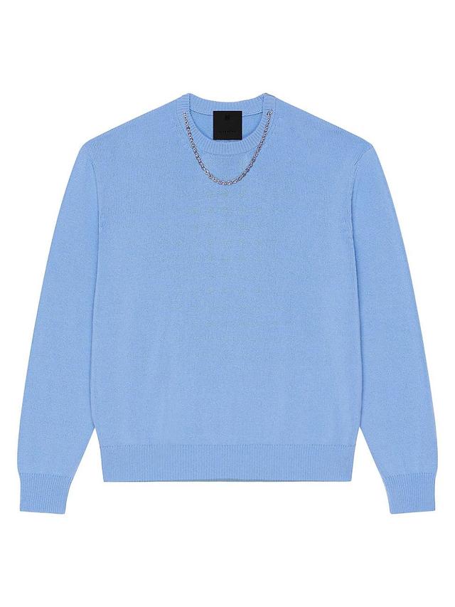 Womens Sweater In Cashmere With Chain Detail Product Image