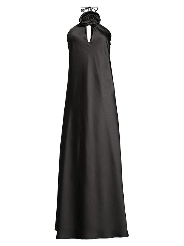 Womens Bianca Satin Maxi Dress Product Image