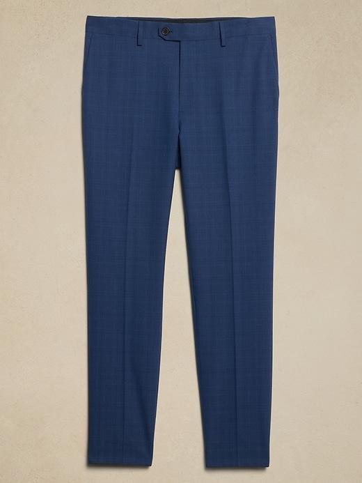 Tailored Blue Glen Plaid Suit Trouser Product Image