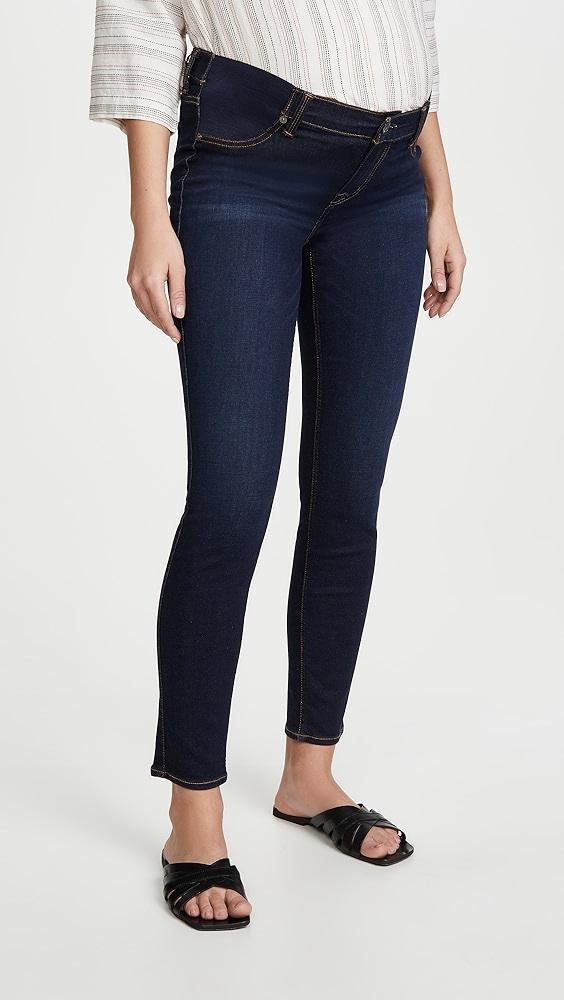 7 For All Mankind The Ankle Skinny Maternity Jeans | Shopbop Product Image