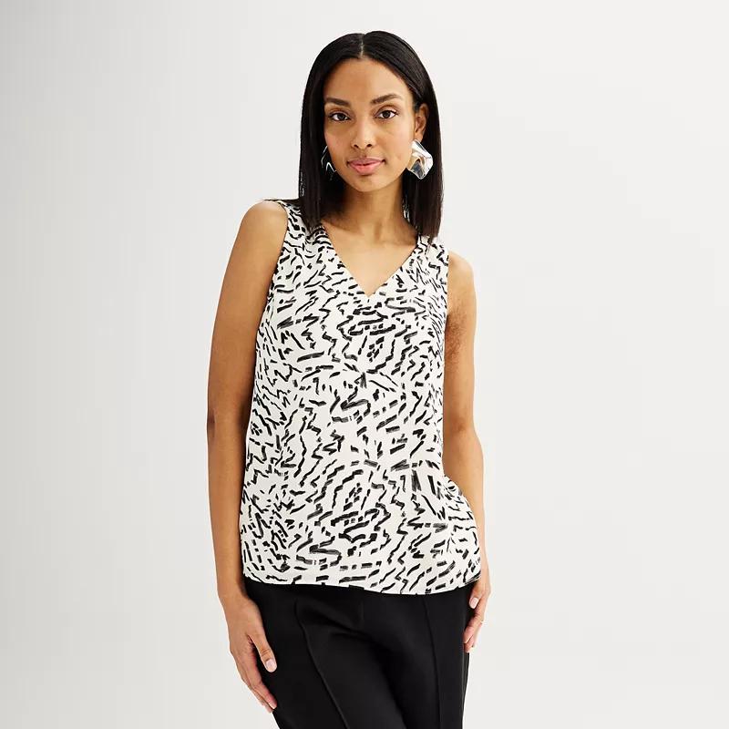 Womens Nine West V-Neck Tank Top Product Image