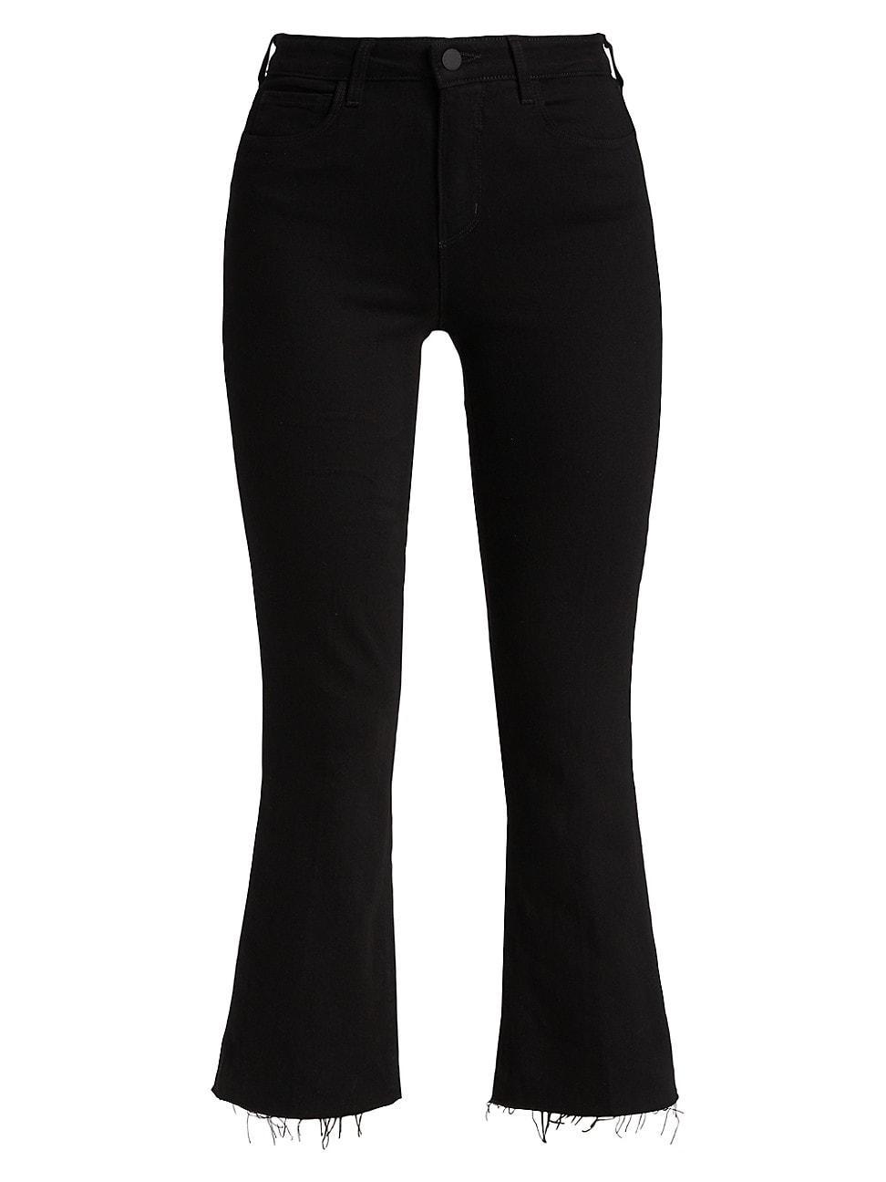 Womens Kendra High-Rise Cropped Jeans Product Image