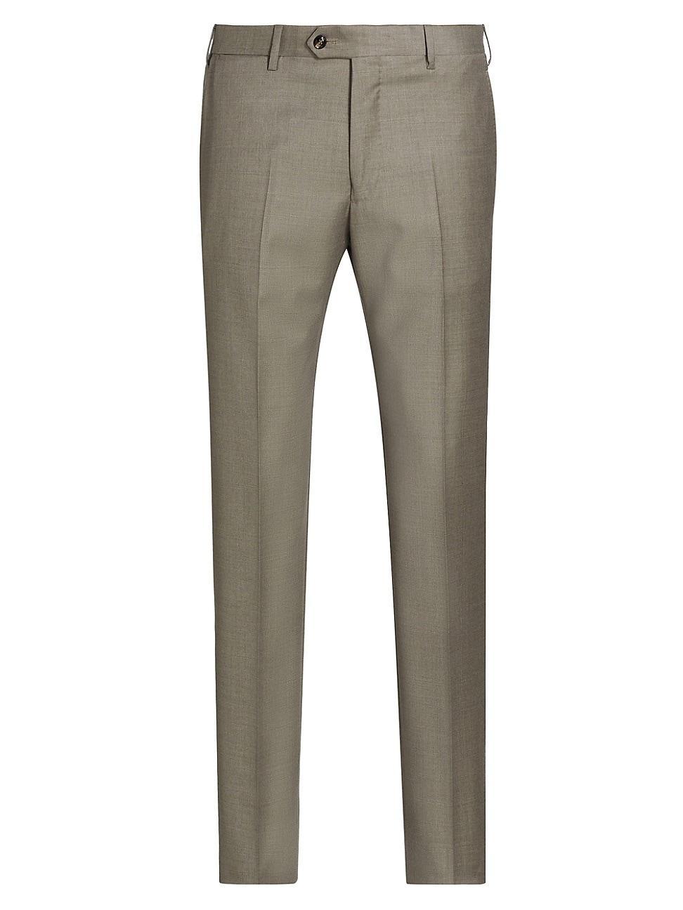 Mens Stone Wool Trousers Product Image