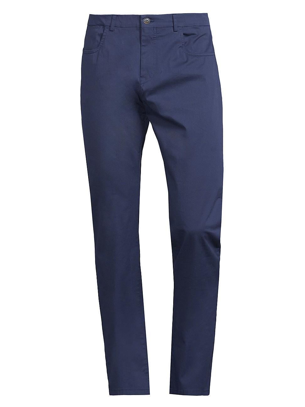 Mens Stretch-Cotton Five-Pocket Trousers Product Image