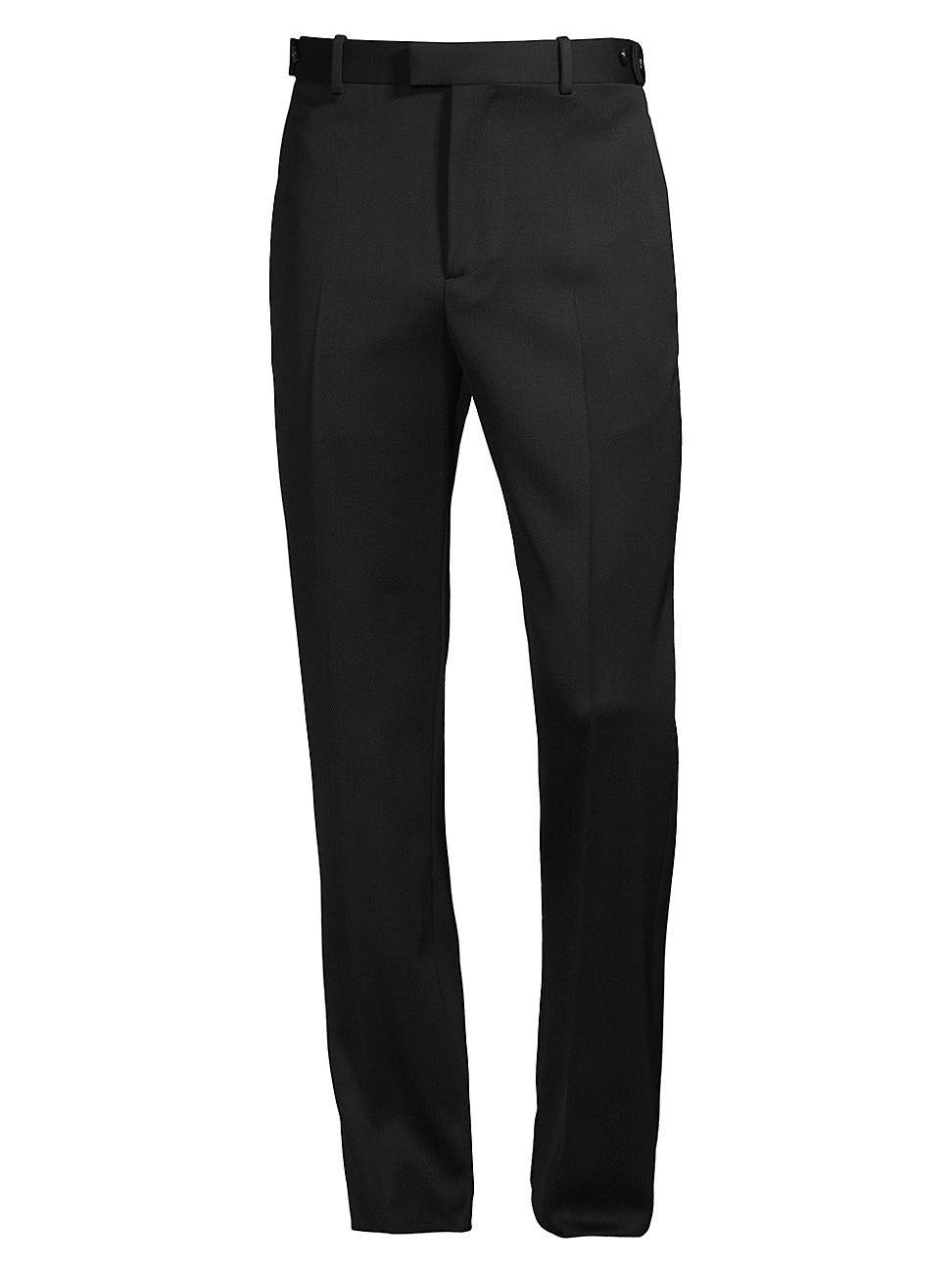 Mens Wool Gabardine Suit Trousers Product Image