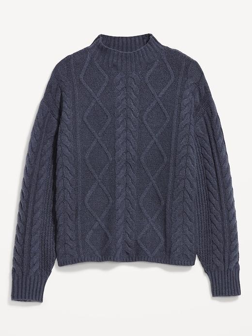 SoSoft Crop Cable-Knit Sweater Product Image