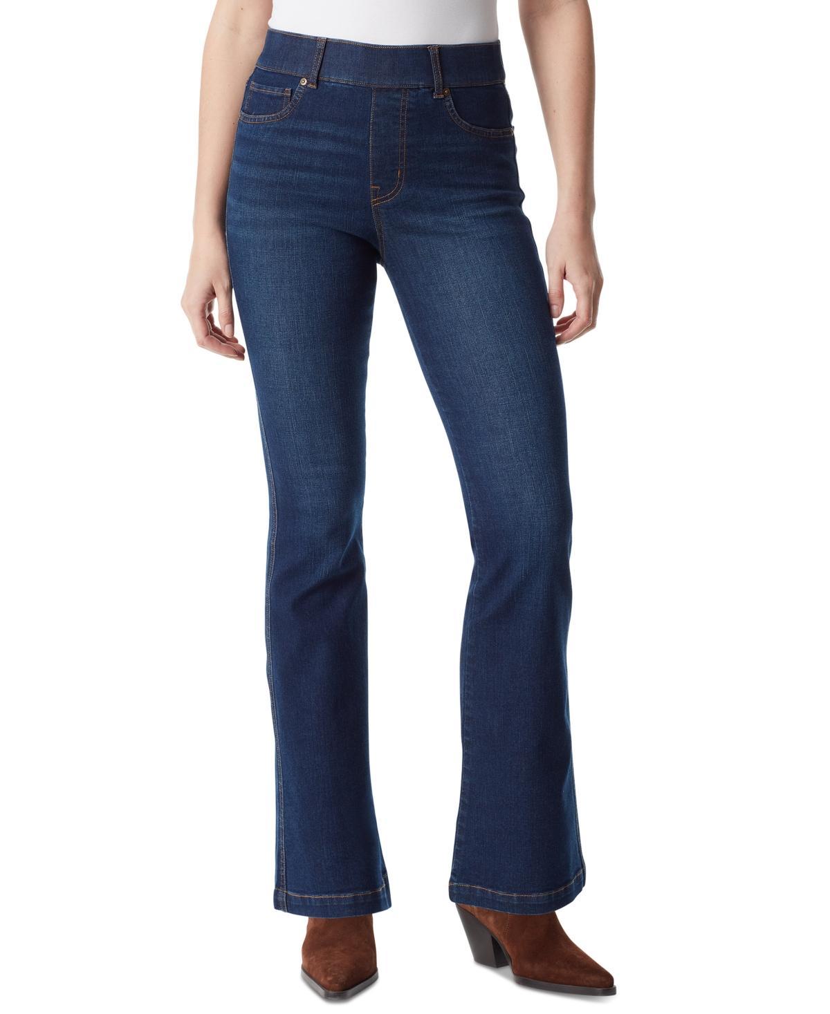 Gloria Vanderbilt Womens Shape Effect Pull-On Flared-Leg Jeans Product Image