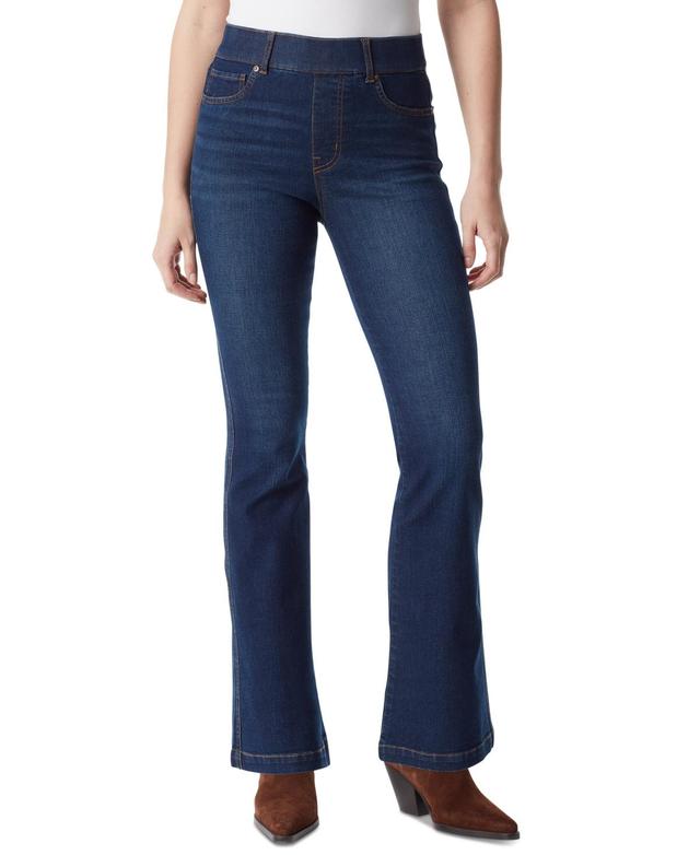 Gloria Vanderbilt Womens Shape Effect Pull-On Flared-Leg Jeans Product Image