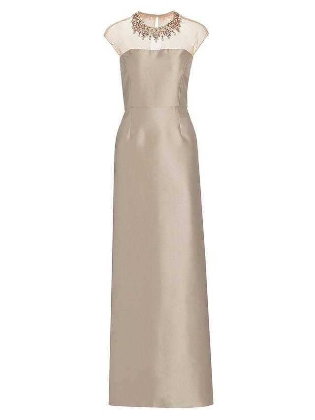 Womens Irina Mikado Satin Gown Product Image