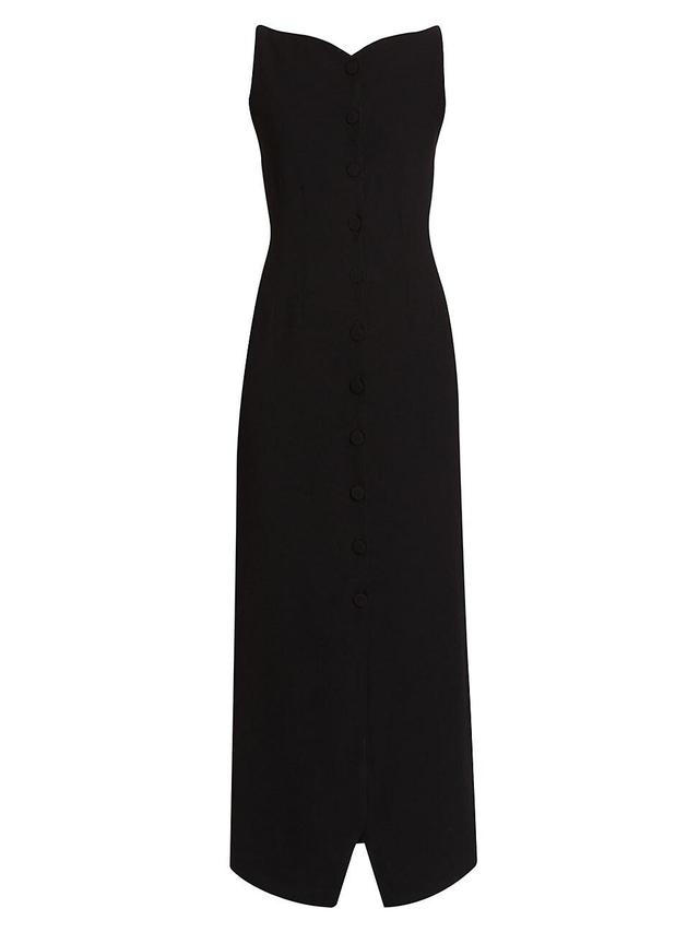 Womens Bianca Twill Midi-Dress Product Image