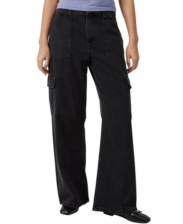 Cotton On Womens Relaxed Cargo Jean Product Image