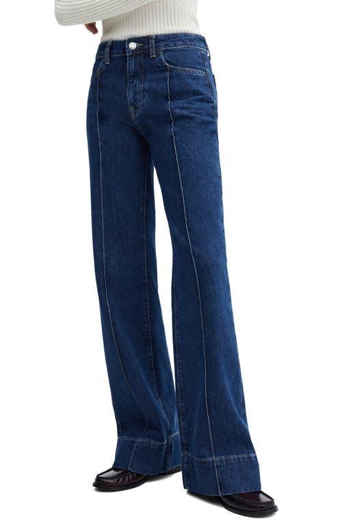 MANGO Laila High Waist Pintuck Jeans Product Image