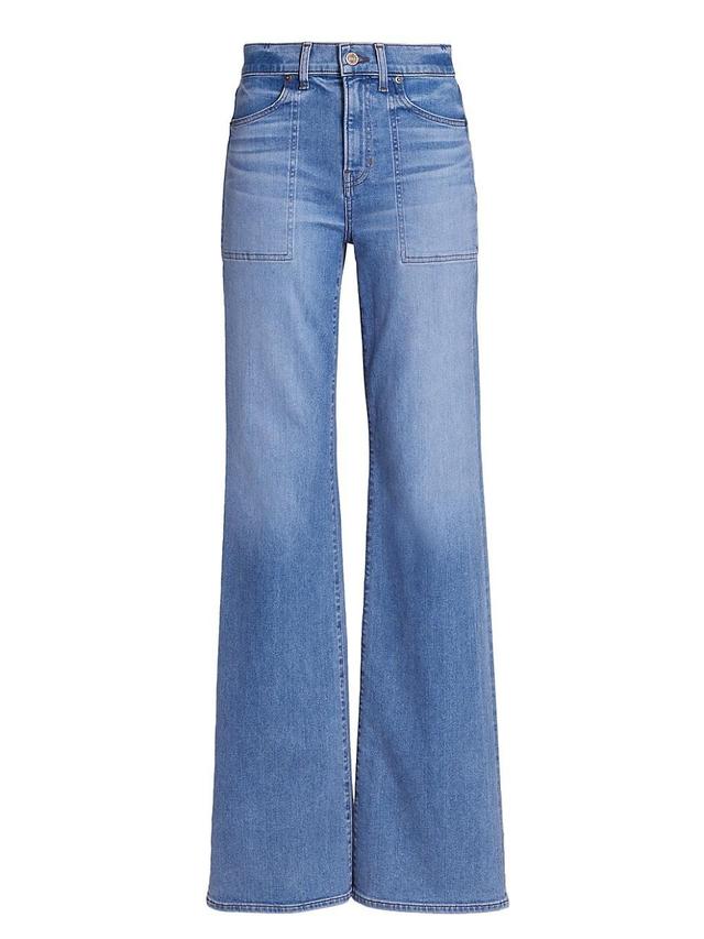 Veronica Beard Jean Crosbie Wide Leg Jeans Product Image