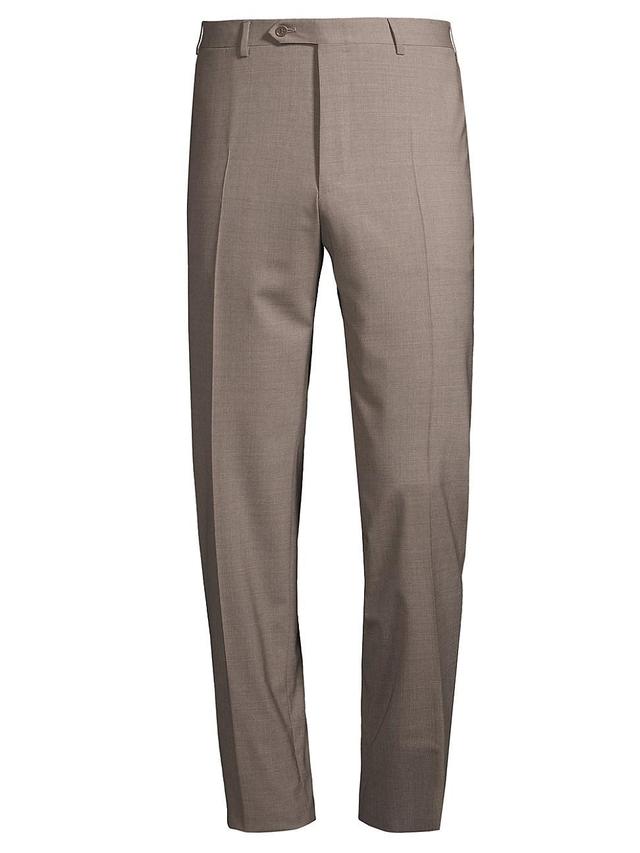 Mens Stretch Wool Trousers Product Image