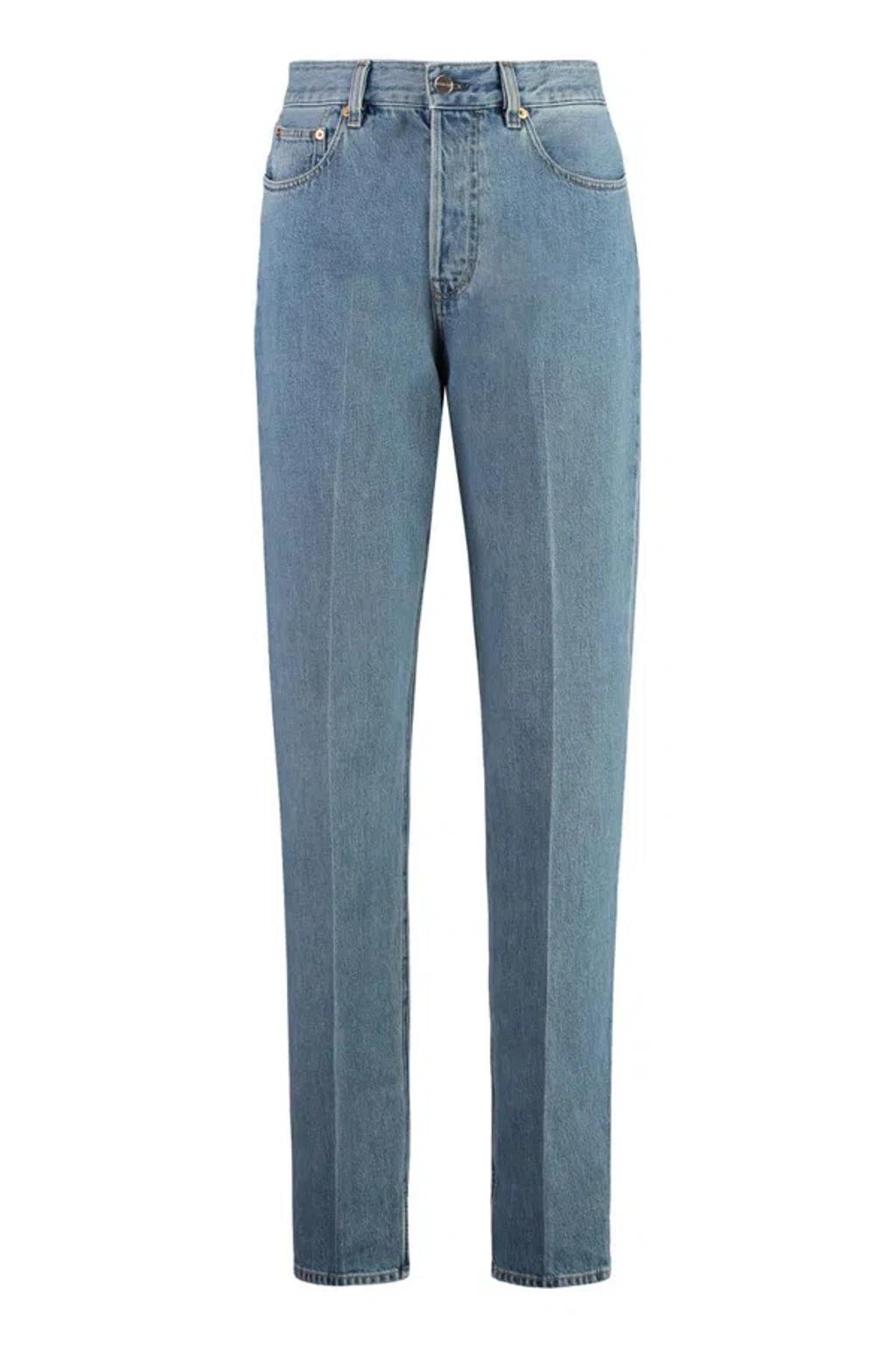 5-pocket Straight-leg Jeans In Denim product image