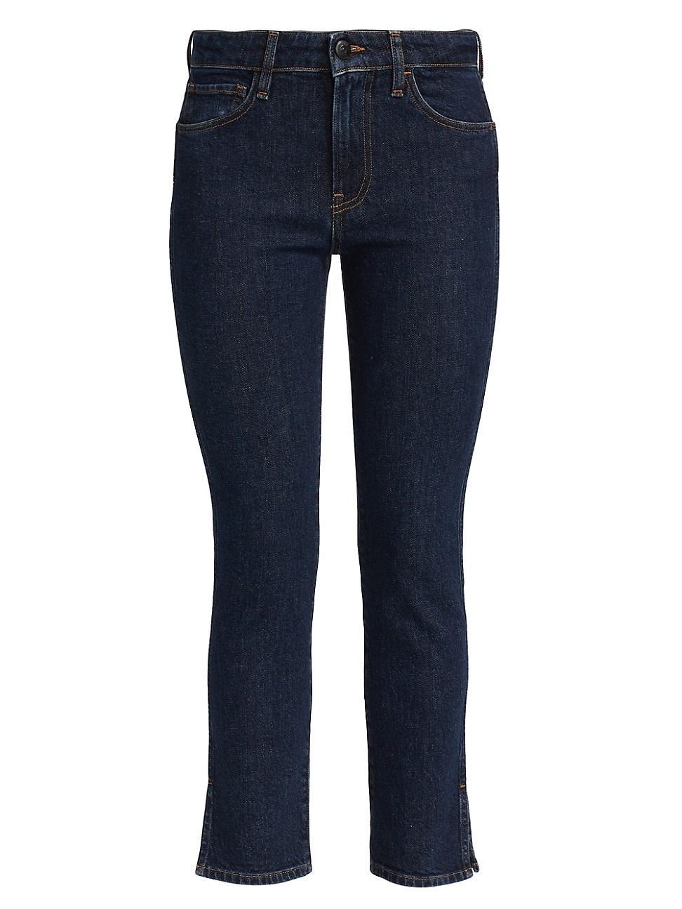 Womens Straight Authentic Cropped Jeans Product Image