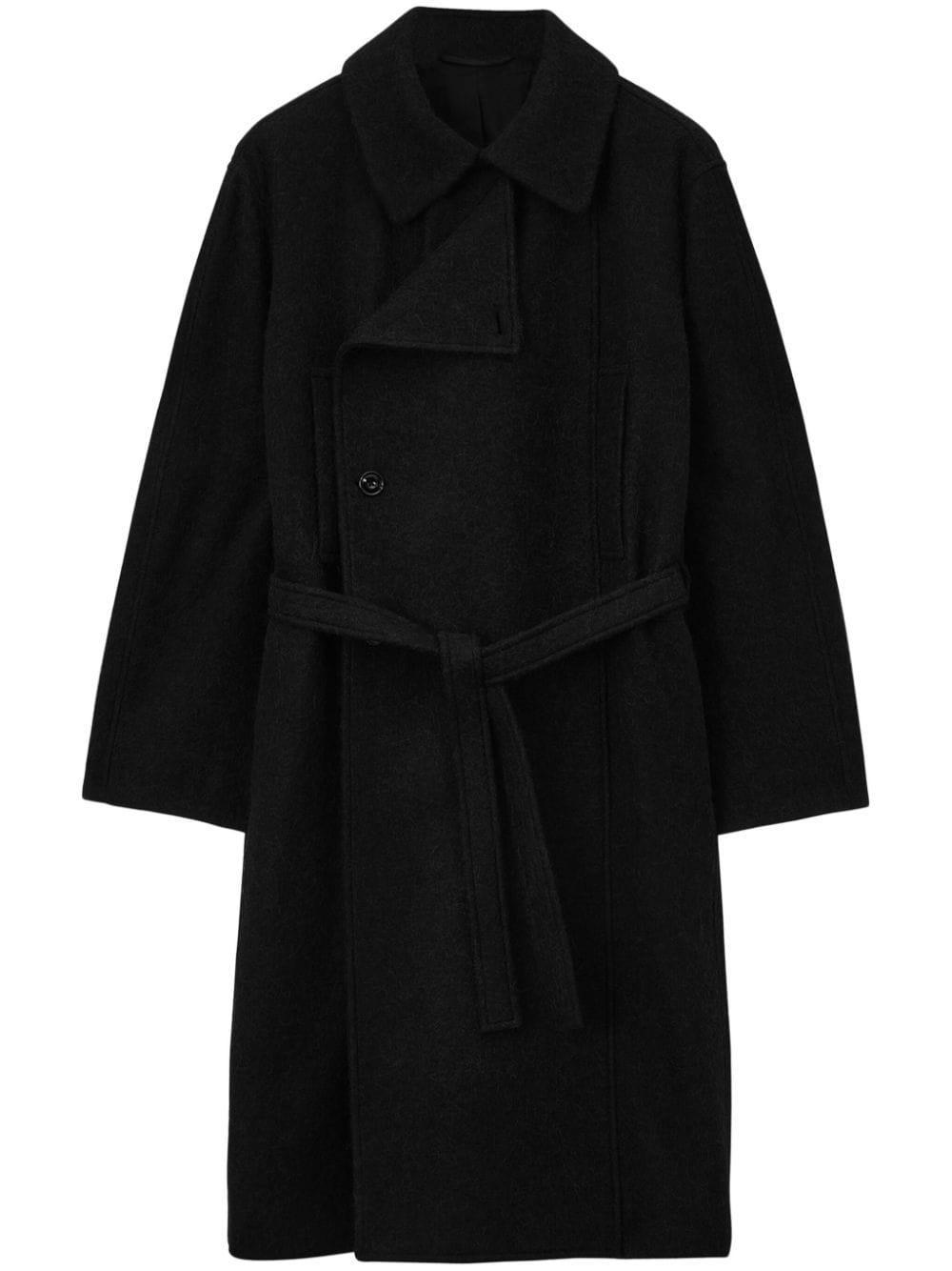 asymmetrical wool coat  Product Image