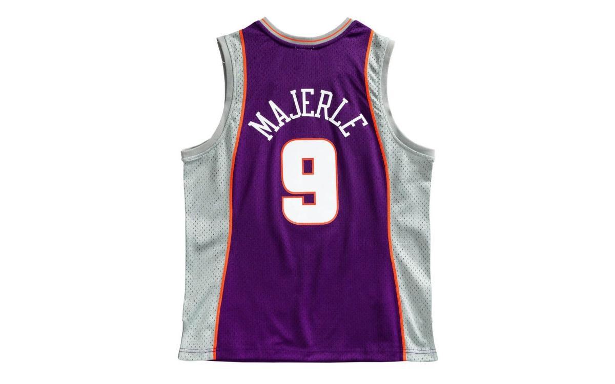 Mens Mitchell & Ness Dan Majerle Purple Phoenix Suns 2001-02 Hardwood Classics Swingman Jersey Product Image