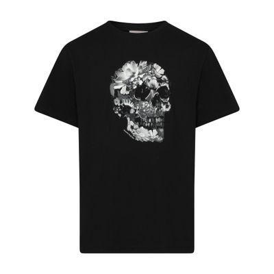 Skull T-shirt In Grey Product Image