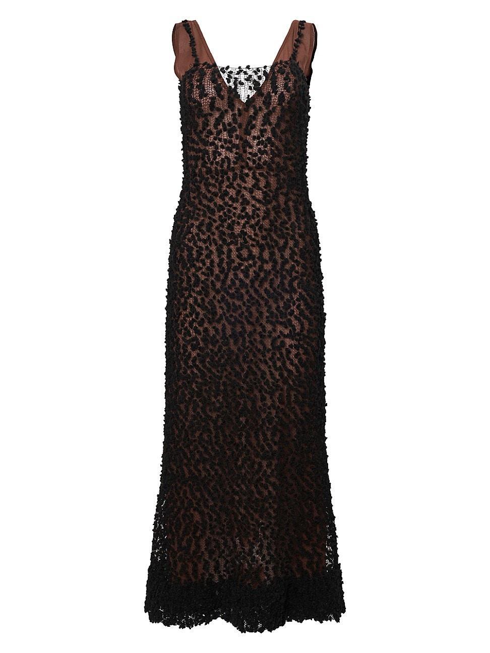 Womens Rivette Wool & Silk Maxi Dress Product Image