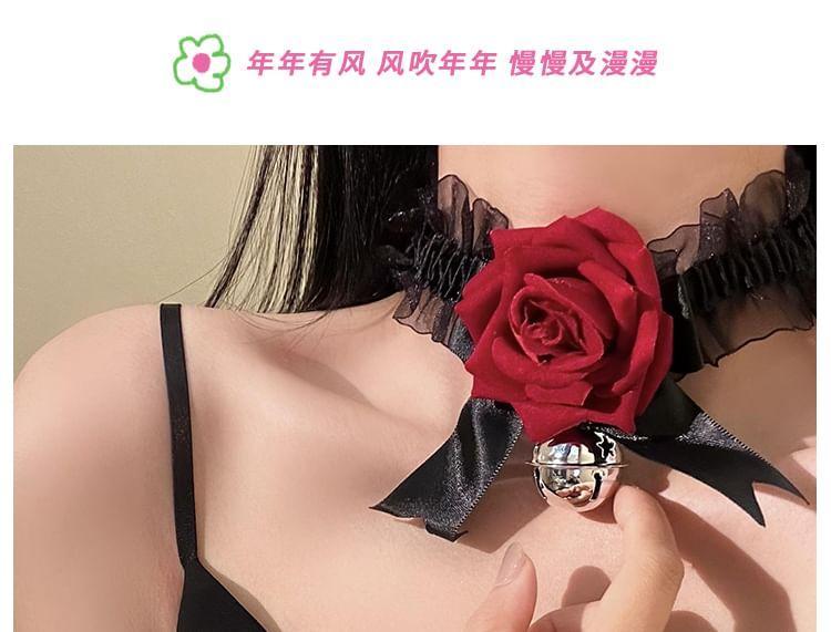 Flower Lace Trim Choker / Wristband Product Image