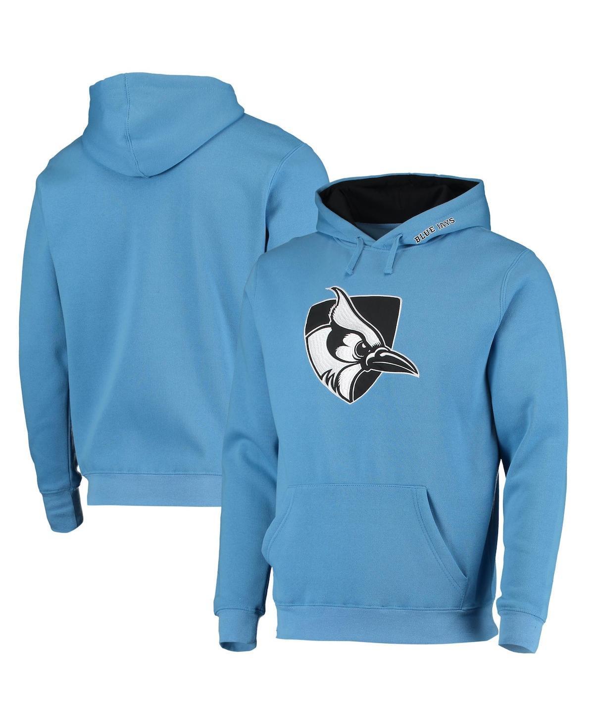 Colosseum Mens Johns Hopkins Jays Arch and Logo Pullover Hoodie Product Image