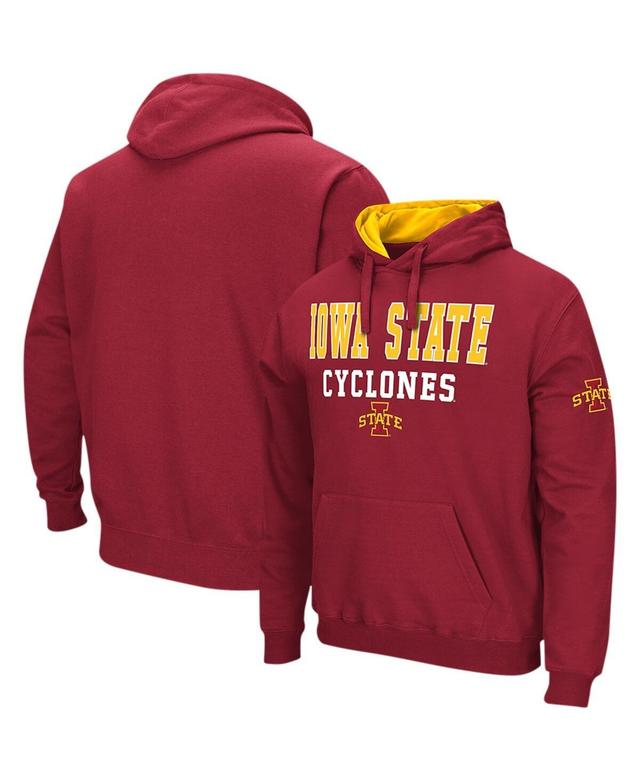 Mens Colosseum Cardinal Iowa State Cyclones Sunrise Pullover Hoodie Product Image