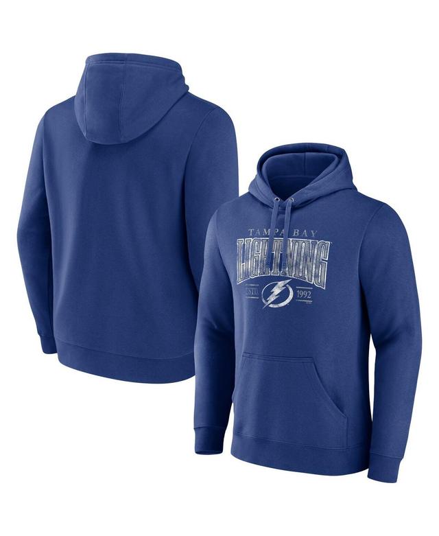 Mens Fanatics Blue Tampa Bay Lightning Dynasty Pullover Hoodie Product Image